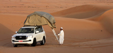 Oman Fahrzeug Rooftop tent