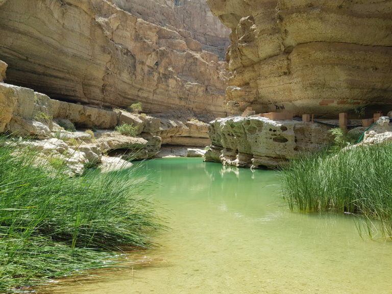 Wadi Shab Oman Schlucht
