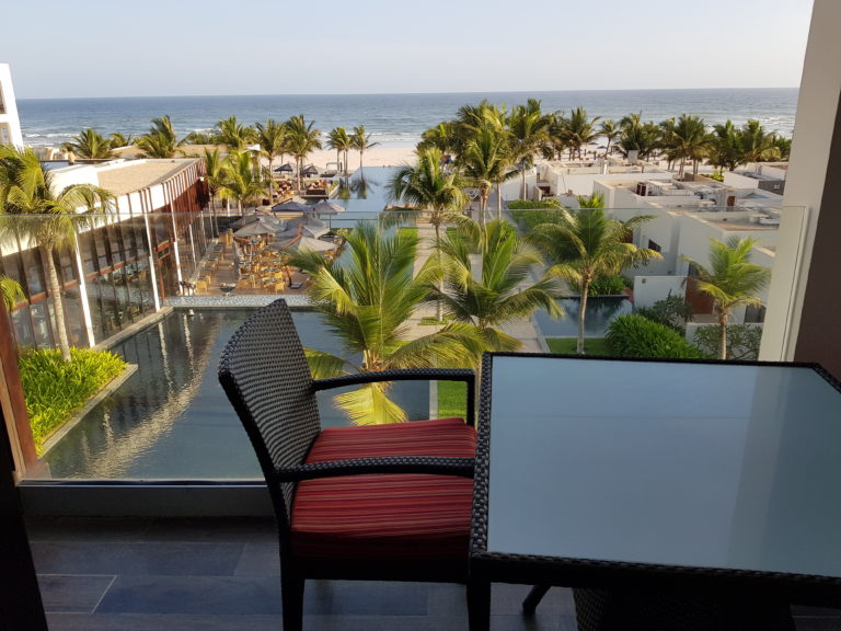 Baleed Anantara Luxus Hotel Oman Salalah Balkon