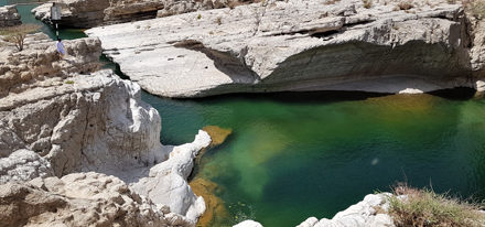 Oman Wandern Baden Schnorcheln Wadi Bani Khaled