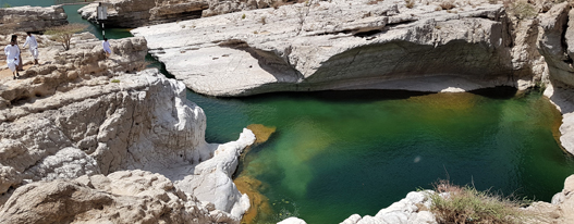 Oman Wandern Baden Schnorcheln Wadi Bani Khaled