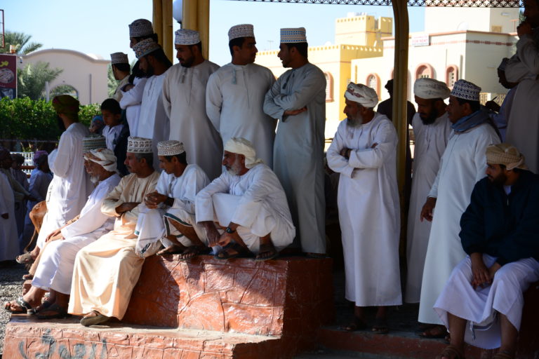Kunden Viehmarkt Nizwa Oman