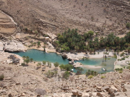 See Wadi Bani Khaled Oman Reise