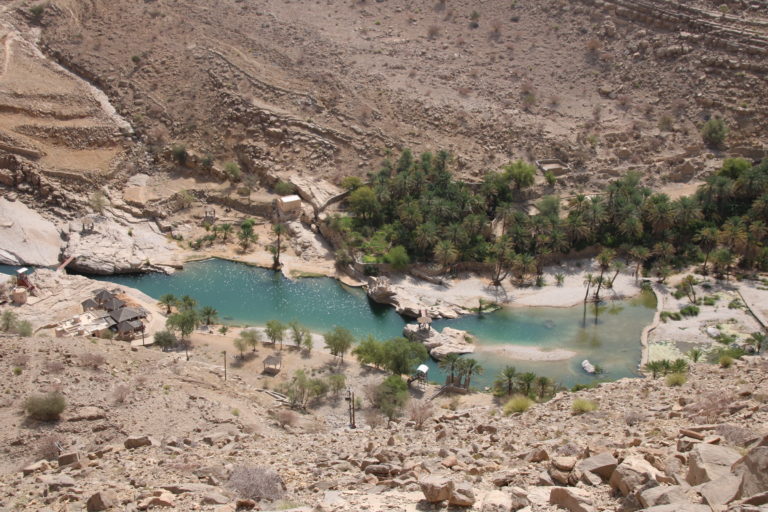 See Wadi Bani Khaled Oman Reise