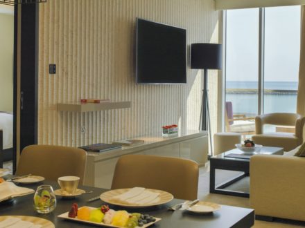 Suite Deluxe Zimmer Kempinksi Muscat Oman Hotel