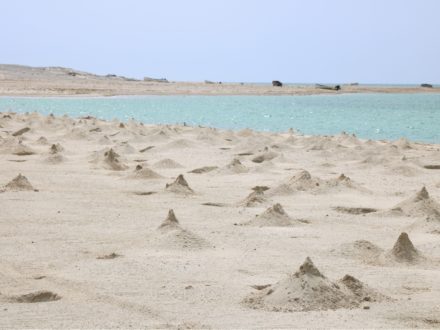 Krabbenhäuser Masirah Island Oman Mietwagenreise