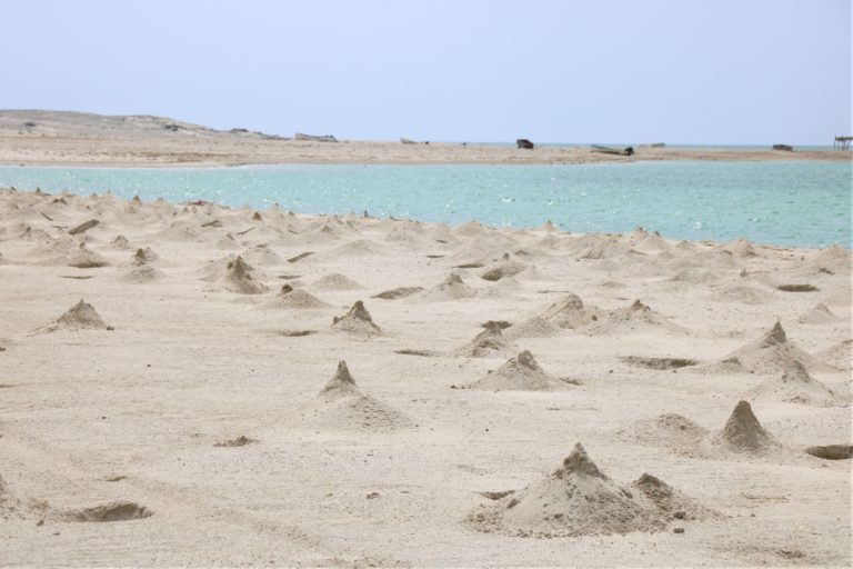 Krabbenhäuser Masirah Island Oman Mietwagenreise