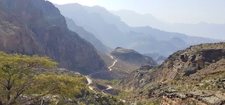 Wadi Bani Awf Oman Rundreise privat Mietwagen