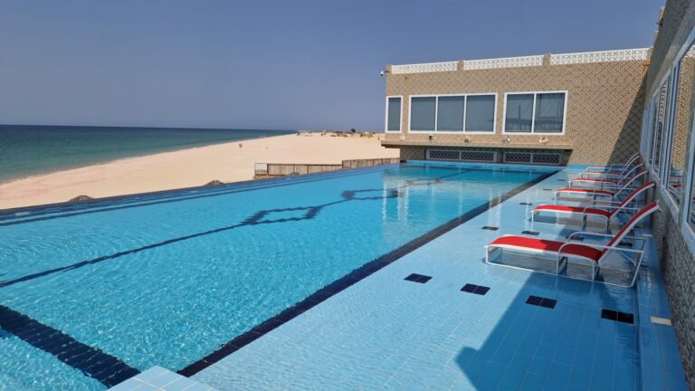Turtle Beach Resort, Oman, Pool, Schildkrötenstrand, Hotel