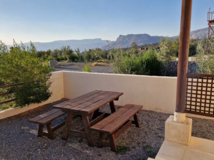 Jebel Shams Resort Olive Cottage Terrasse