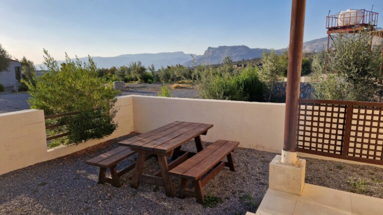 Jebel Shams Resort Olive Cottage Terrasse