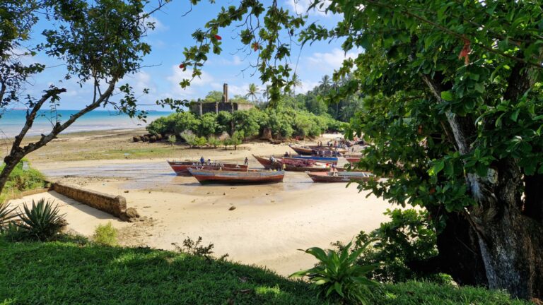 Fischerboot Strand Sansibar