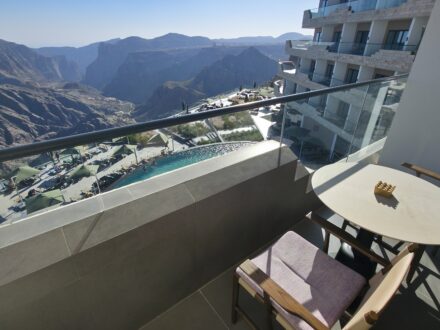 Indigo Jabal Akhdar Oman Balkon