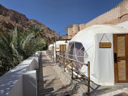 Nomad Inn Tiwi Oman Dome Zimmer
