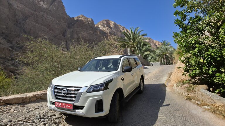 Wadi Tiwi Oman Rundreise Straße