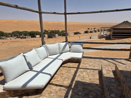 1000 Nights Camp Wahiba Sands Oman Terrasse Luxury