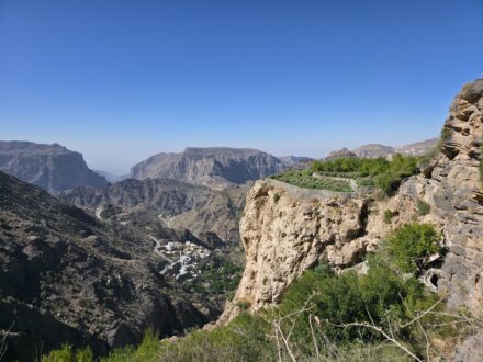 Oman Jebel Jabal Akhdar Drei Dörfer Wanderung