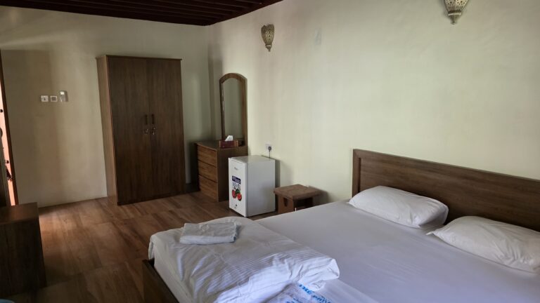 Misfah Old House Oman kleines Hotel Deluxe Zimmer