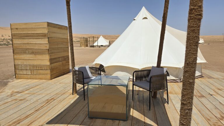 Ayla Camp Wahiba Sharqiya Sands Oman Deck